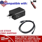 Micro Usb 5V Adapter For Populo CSL-4000 CSL4000 Electric Screwdriver Kit 6. Fixed Price $14.98.