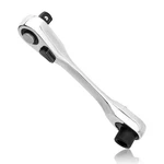 Mesee 1/4 Inch Mini Ratchet Wrench, 72 Teeth Drive Double Silver. Fixed Price $17.35.