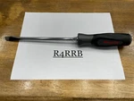 Snap-on Tools New Dark Titanium 3/8" Tip Soft Grip Flat Head Screwdriver SGD8BDT. Fixed Price $49.95.