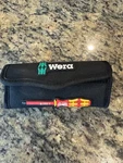 Wera 1000V Insulated Screwdriver Set W/ Handle & Case Multi-bit Vde Kit. Fixed Price $55.00.