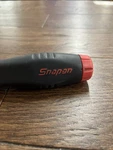 New Snap-on Tools Red Ratcheting Soft Grip Screwdriver SGDMRC4-40. Fixed Price $75.00.