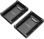 2PACKS 2.5 Ssd Sata To 3.5 Hard Drive Adapter Internal Bay Converter Mo. Fixed Price $22.99.