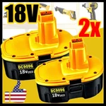 2PACK Volt Battery Replacement For Dewalt Ni-cad DC9096 DC9098 DC9099. Fixed Price $34.00.