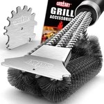 Grillart Brush And SCRAPER,18 Inch Bbq Cleaning Kit, Safe Wire. Fixed Price $25.56.