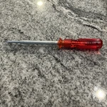 Vintage Quick-wedge No. 2356 Screwdriver Holding Slotted Red Handle Usa. Fixed Price $11.50.