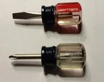Craftsman #4118 & #4151 Stubby Screwdrivers. Fixed Price $10.95.