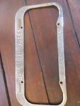 Vintage Calif License Plate Frame " & Auto Sales Barstow Dodge - Plymouth. Fixed Price $275.00.