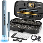 Electric Screwdriver, 155 Mini Precision Set, 3 Blue. Fixed Price $83.10.