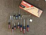Sears Craftsman Usa Nos 14PC Screwdriver Set 41566 Phillips Flat Western Forge. Fixed Price $135.00.