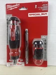 Milwaukee 14-IN-1 Ratcheting Screwdriver & 8-IN-1 Stubby New Sealed Set. Fixed Price $24.99.