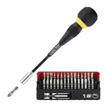 Vessel Ball Grip Ratcheting Screwdriver Interchangeable 31PC Bit Set. Fixed Price $59.87.