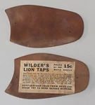 Vintage 1920S Leather Shoe Sole Repair Kit Wilder Lion Taps Original Label. Fixed Price $16.22.