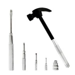 Multifunction 6 1 Screwdriver Small Hammer Set, Camping Multitool Hand.... Fixed Price $24.78.