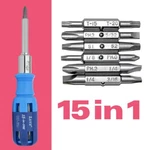 Gorilla Glue Lutz 15-IN-1 Ratcheting Screwdriver (blue). Fixed Price $21.98.