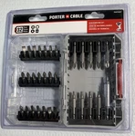 Porter Cable Piece Screwdriving W/ Magnetic Bit Holder & Case PCAST32SET. Fixed Price $17.99.