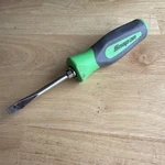 Snap On Tools 7/32" Flat Slotted Screwdriver Green Handle SHD2 Usa Read!. Fixed Price $29.95.