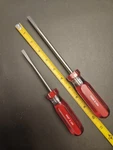Ultra Rare Craftsman 5/16 X 6" And 1/4 4" Stainless Steel Screwdrivers Usa. Fixed Price $140.00.