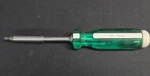 Vintage Sk Tools Screwdriver 73514 Green Handle, Removable Cap, Usa. Fixed Price $19.99.