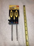Stanley Screwdrivers 1/4 X 4" Slotted & #2 Pt Phillips Made In Usa New. Fixed Price $10.00.
