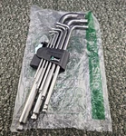 Wera 05022720001 3950/9 Hex-plus Stainless L-key Assembly Metric. Fixed Price $43.32.