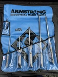 Armstrong Industrial Tools Usa Rare Flat Screwdriver Set 6PC Rollup Pouch Nos. Fixed Price $139.69.
