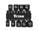 Titan 16298 9-PIECE Sae Magnetic Nut Driver Set, Setter. Fixed Price $16.99.
