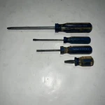 Vintage Power Kraft Phillips / Flat Head Screwdriver Lot Of 4 Usa. Fixed Price $15.00.