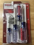 Nos Craftsman Usa 5 Pc Screwdriver Set Slotted/phillips 41809. Fixed Price $29.99.