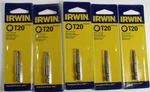 5X Irwin 3523241C T20 Torx Power Bit 1-15/16" Long. Fixed Price $16.18.