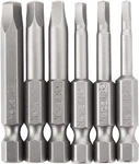 Rocaris 6 Pcs 1/4 Inch Hex Shank Long Magnetic Square Head Screwdriver Bits Set. Fixed Price $19.99.