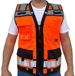 Super Duty Orange Mesh High Visibility Safety Vest, Class 3, Type. Fixed Price $14.99.