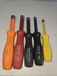 Snap-on Tools 5 Piece Sae Insulated Nut Driver Set Usa. Fixed Price $128.80.