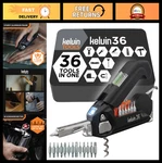 36-IN-1 Multi-tool Set With 26 Bit Screwdriver, Tape Measure & Corkscrew Black. Fixed Price $159.99.