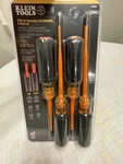 Klein Tools 33734INS 4-PIECE Slim-tip Insulated Screwdriver Set. Fixed Price $35.00.