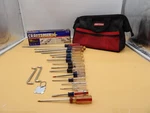 Craftsman 19 Piece Screwdriver Set 41189 & Tool Bag-read!!!!!. Fixed Price $70.00.