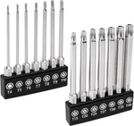 Mulwark 14PC Security Torx Bit Set 3" Long Tamper Proof Star Screwdriver. Fixed Price $28.99.
