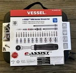 Vessel 400ER3-1M Cordless Electric Slim Ratchet Set With 31 Socket Bits. Fixed Price $195.00.