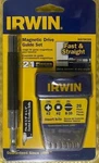 Irwin Tools 3057002DS 21-PIECE Magnetic Drive Guide Set. Fixed Price $7.00.
