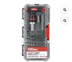 Hyper Tough 50-PIECE Ratcheting T-handle Driver & Bit Set W/ Case Holder Sockets. Fixed Price $19.99.