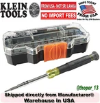 Klein Tools 32717 All-in-one Multi-function Precision Screwdriver Set With Case. Fixed Price $34.50.