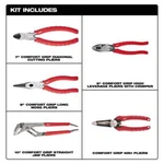 Milwaukee Electricians Lineman Pliers Hand Tool Set Wire Strippers 5 Piece. Fixed Price $91.52.