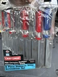 Sears Craftsman Usa Nos 41519 Stainless Steel 8PC Screwdriver Set Ultra Rare. Fixed Price $479.00.