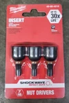 Milwaukee 49-66-4516 Shockwave Impact Duty 7/16" Nutdriver (3PK) Free Shipping. Fixed Price $8.49.