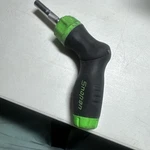 Snap-on Tools New Green Soft Grip 5-POSITION Ratcheting Screwdriver SGDMRCE44G. Fixed Price $85.00.