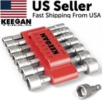 14 Pcs Power Nut Driver Bit Set Quick Change Mm & Sae Impact 1/4" Hex Shank Usa. Fixed Price $13.99.