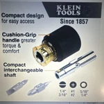 Klein Tools 32561 Stubby Multi-bit Screwdriver/nut Set, 7PC. Fixed Price $17.95.
