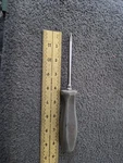 Snap On Tools - #2 Pozidriv Phillips Screwdriver, Grey Hard Handle, Part# SDDZ42. Fixed Price $34.99.
