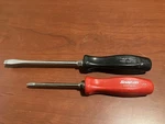 Snap-on Tools Usa #2 Phillips Screwdriver SDDP421RA 5/16" Flathead SDD6. Fixed Price $49.00.