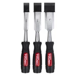 3 Piece Chisel Set With Metal Striking Caps For Woodworking And Carving. Fixed Price $7.39.