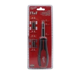 Milwaukee 48-22-2761 11-IN-1 Multi-tip Screwdriver With Square Bits. Fixed Price $16.97.